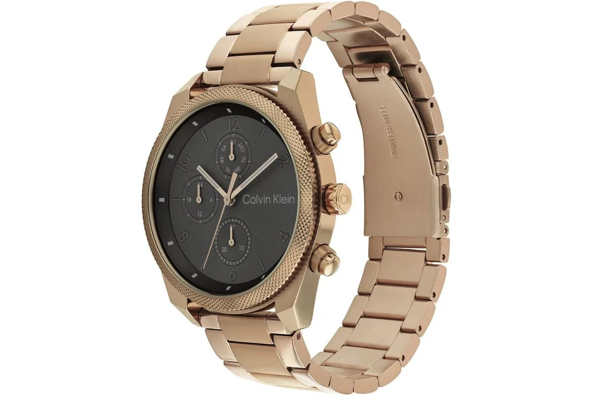 Calvin Klein Men’s Ionic Bedige Gold Plated Steel Watch